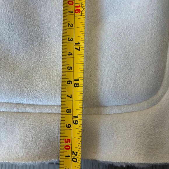 VTG Bebe Women's Suede Winter Jacket w/Sherpa Lining - Picture 15 of 16